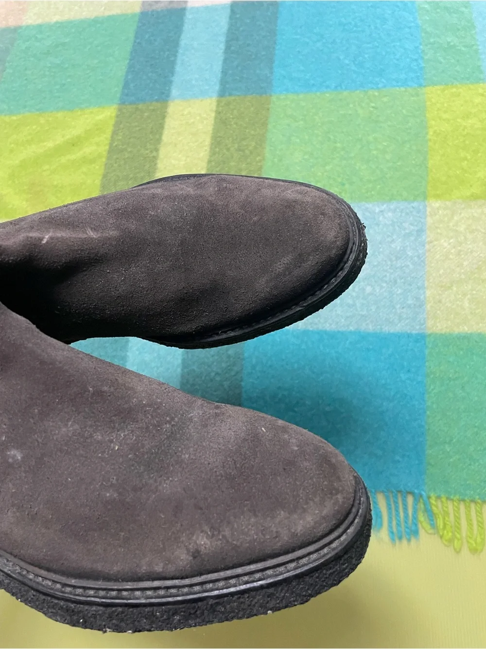 All Saints Suede Foundry Chelsea Boot Charcoal Men’s Size 41 US 8